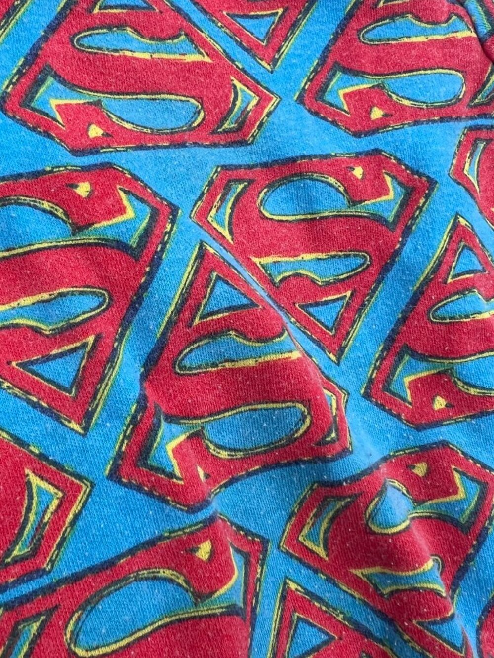 Boys 6-12M Superman DC Onesie Lot of 2 — Short + Long Sleeve — GUC - Picture 3 of 8